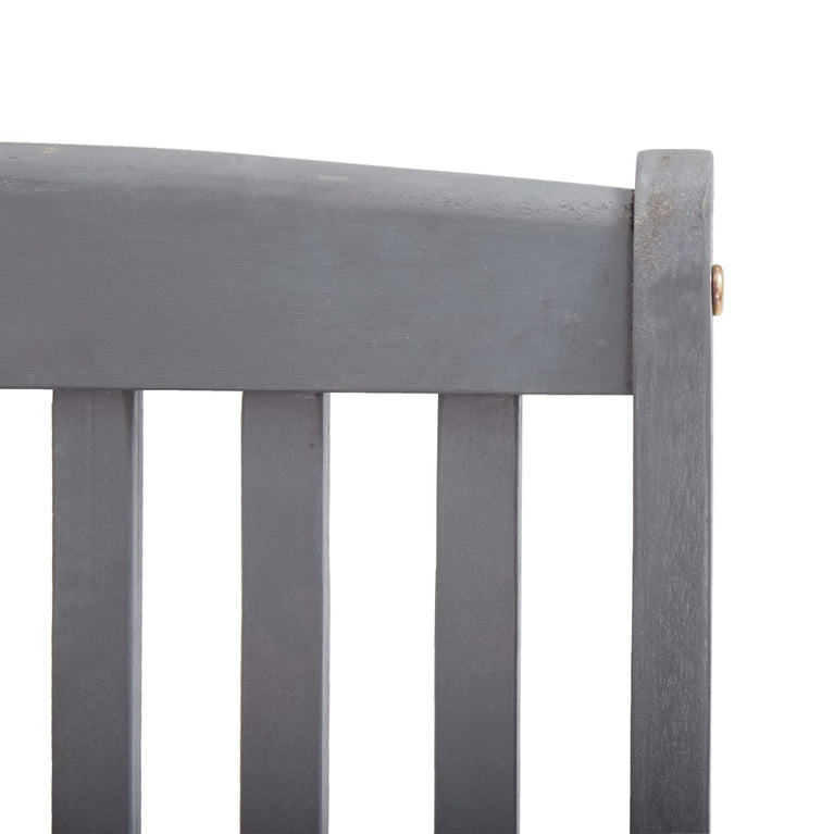 Tuinstoelen 2 st inklapbaar met kussens massief acaciahout