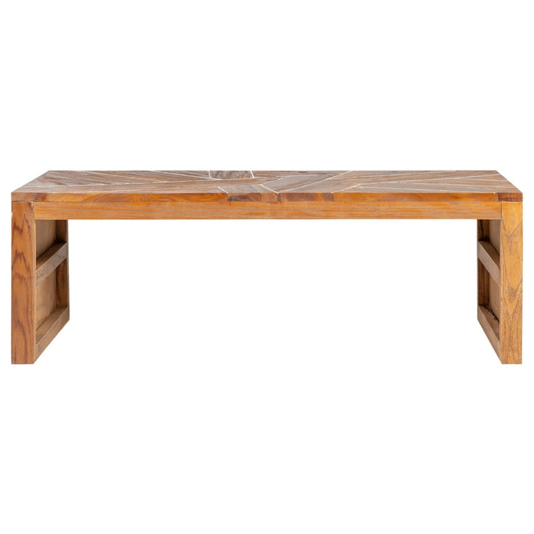 Tv-meubel 110x60x38 cm massief teakhout