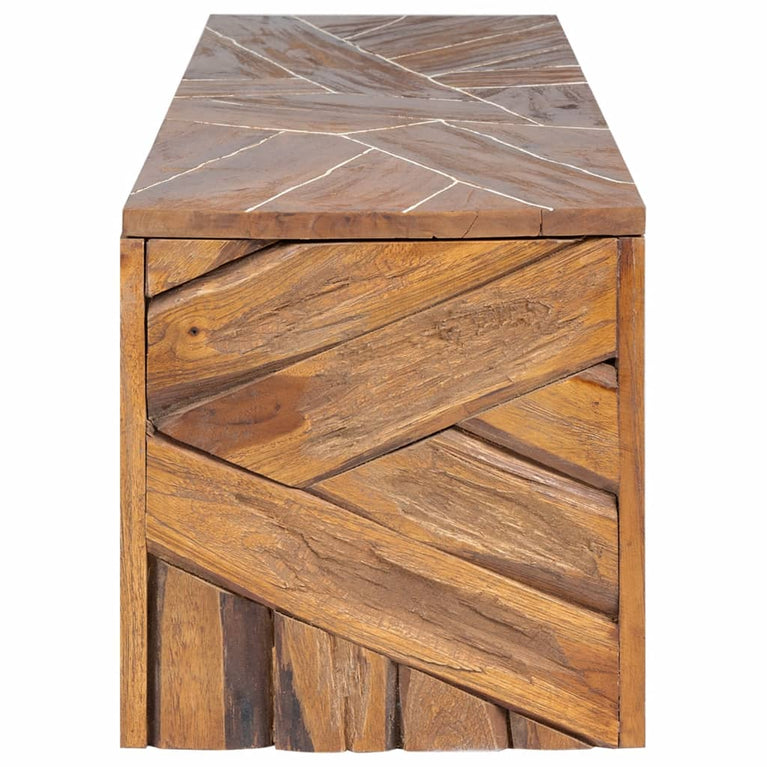 Tv-meubel 110x60x38 cm massief teakhout