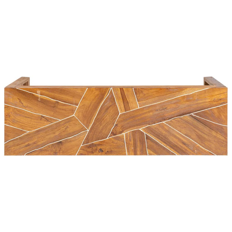 Tv-meubel 110x60x38 cm massief teakhout