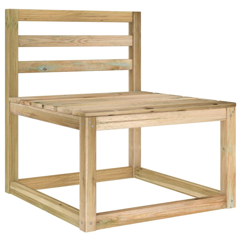 6-delige Loungeset met taupe kussens