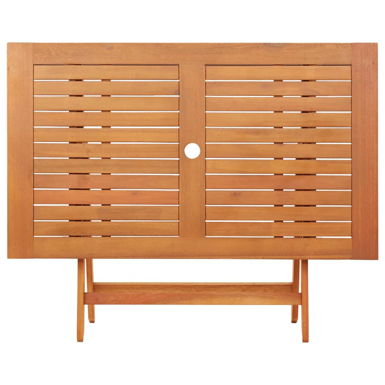 Tuintafel inklapbaar 120x70x75 cm massief eucalyptushout