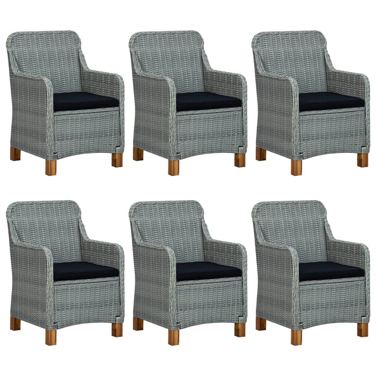 9-delige Tuinset lichtgrijs