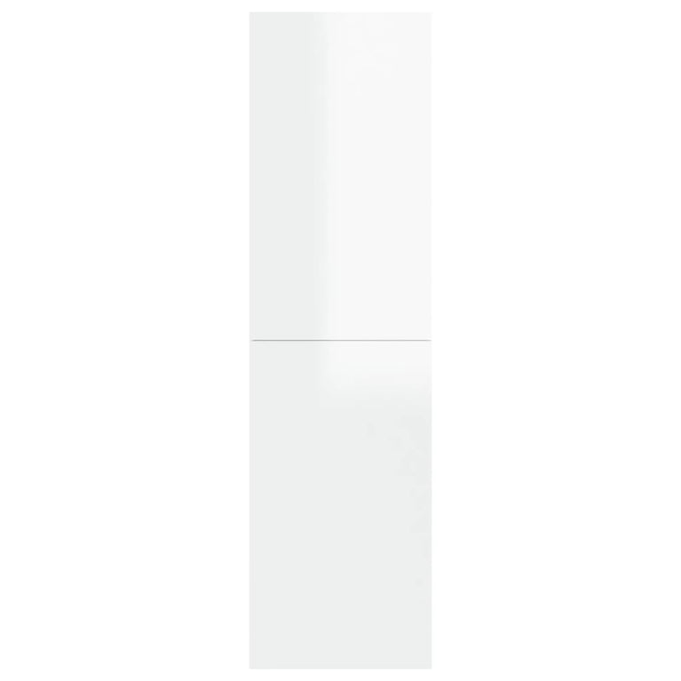 Tv-meubel 30,5x30x110 cm bewerkt hout hoogglans wit