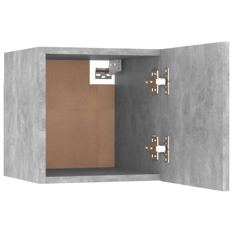 Tv-wandmeubelen 4 st 30,5x30x30 cm betongrijs