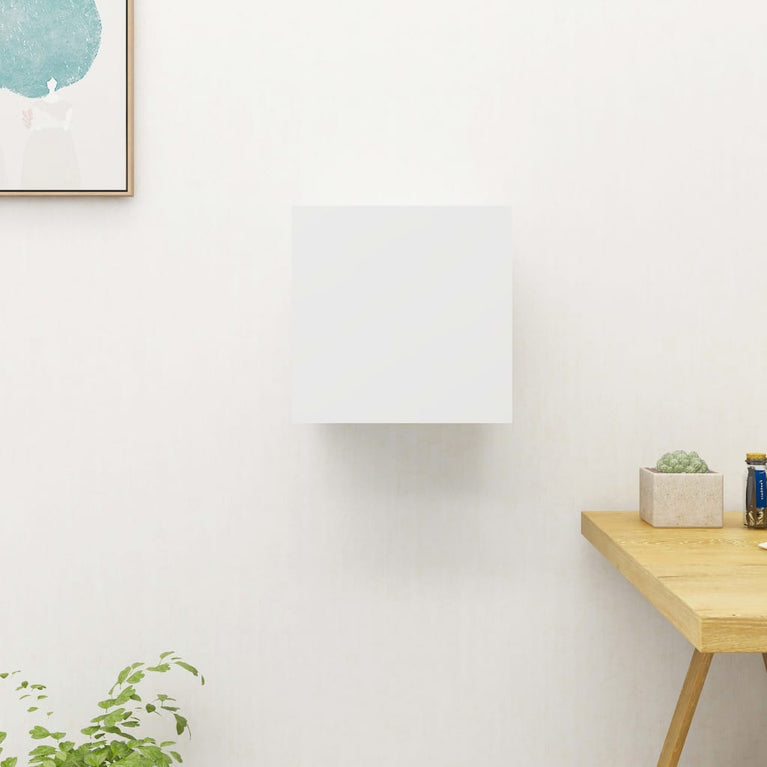 Tv-wandmeubel 30,5x30x30 cm wit en sonoma eikenkleurig