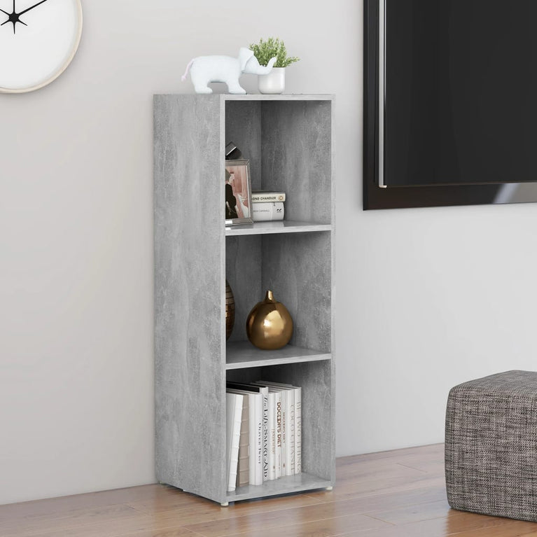 Tv-meubel 107x35x37 cm spaanplaat betongrijs
