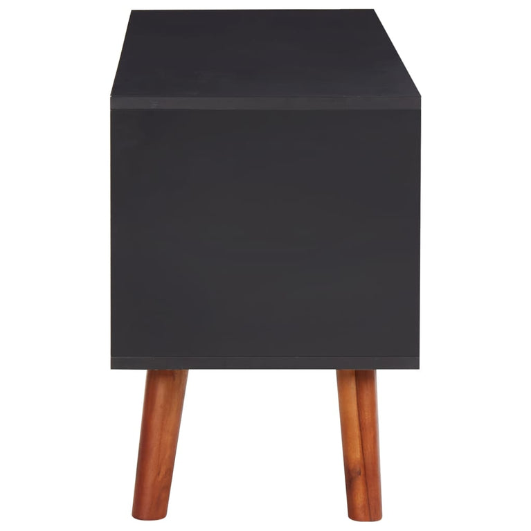 Tv-meubel 110x35x50 cm massief acaciahout en MDF