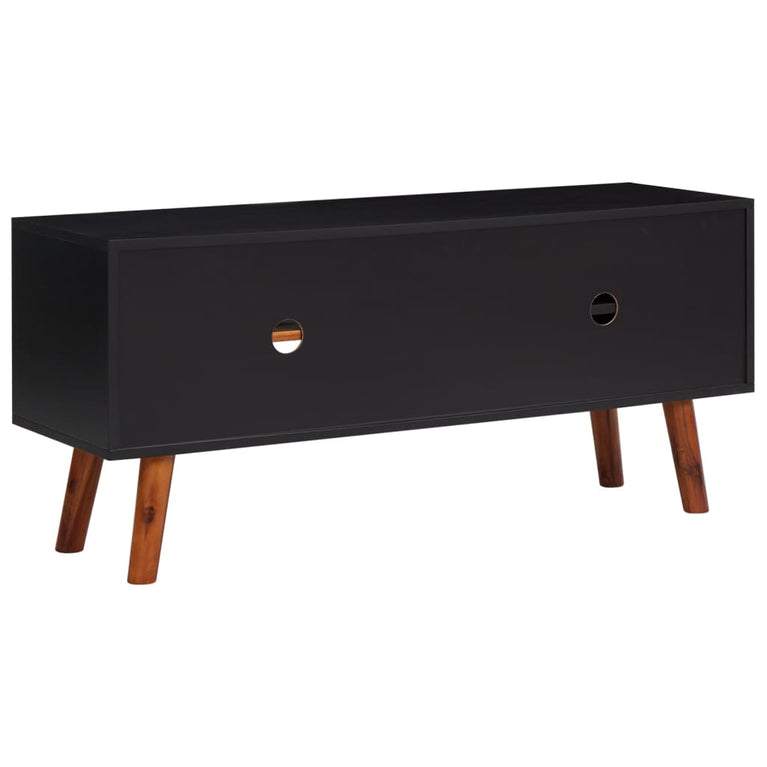Tv-meubel 110x35x50 cm massief acaciahout en MDF