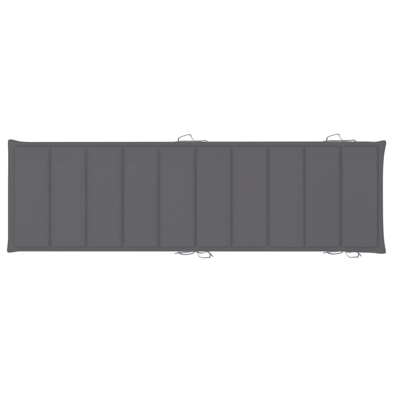 Ligbedden 2 st met kussens massief acaciahout