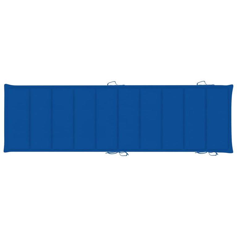 Ligbedden 2 st met kussens massief acaciahout