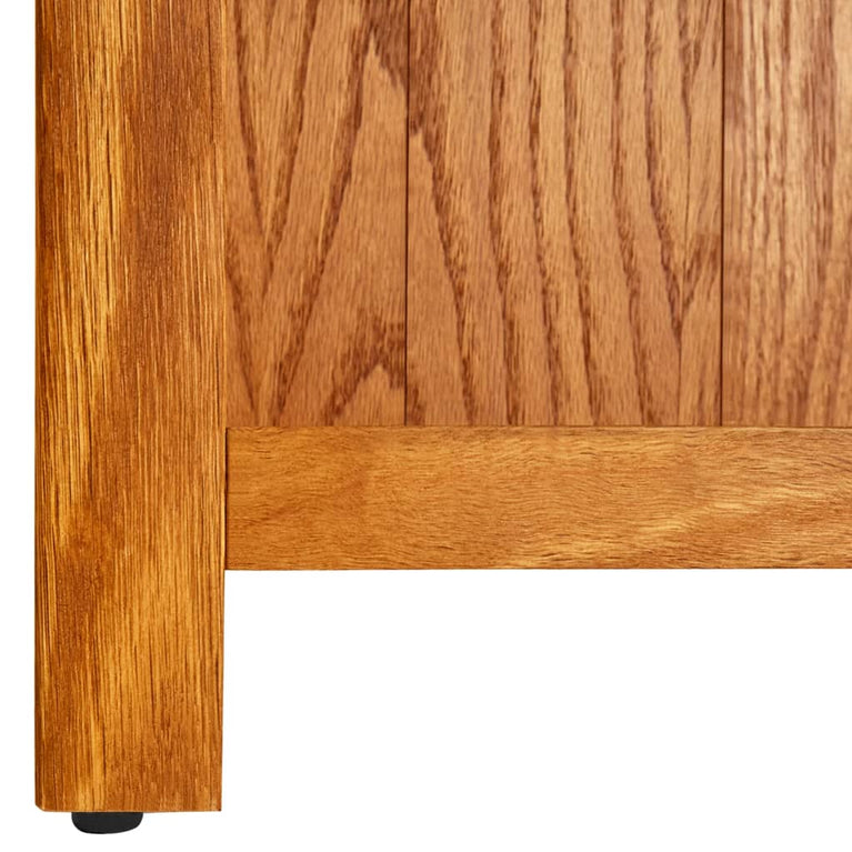 Boekenkast met 6 schappen 52x22x180 cm massief eikenhout