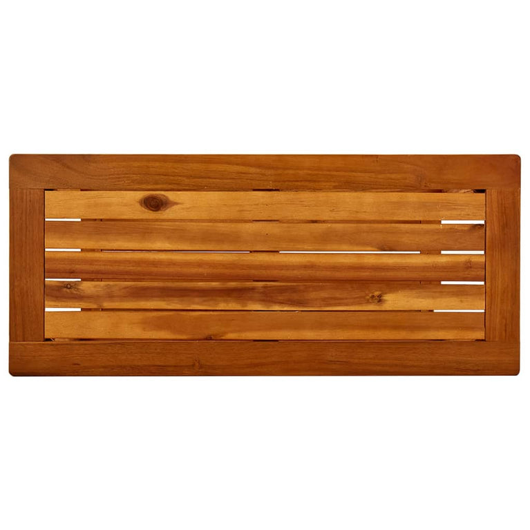 Tuinwandtafel 80x35x75 cm massief acaciahout