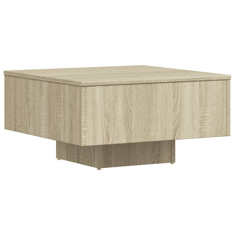Salontafel 60x60x31,5 cm spaanplaat sonoma eikenkleurig
