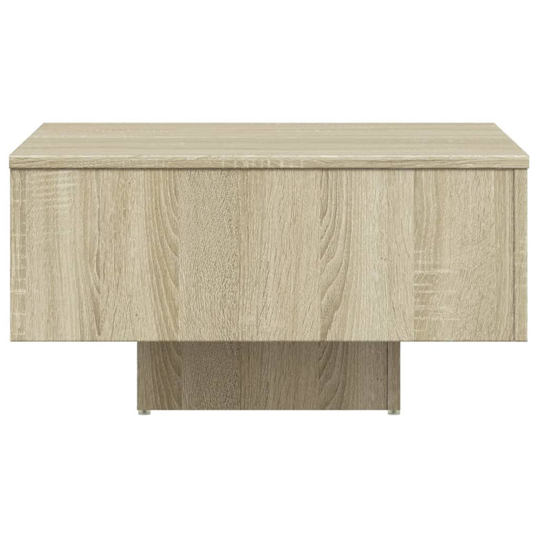 Salontafel 60x60x31,5 cm spaanplaat sonoma eikenkleurig
