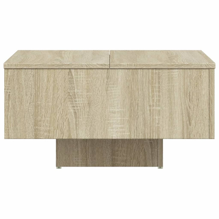 Salontafel 60x60x31,5 cm spaanplaat sonoma eikenkleurig