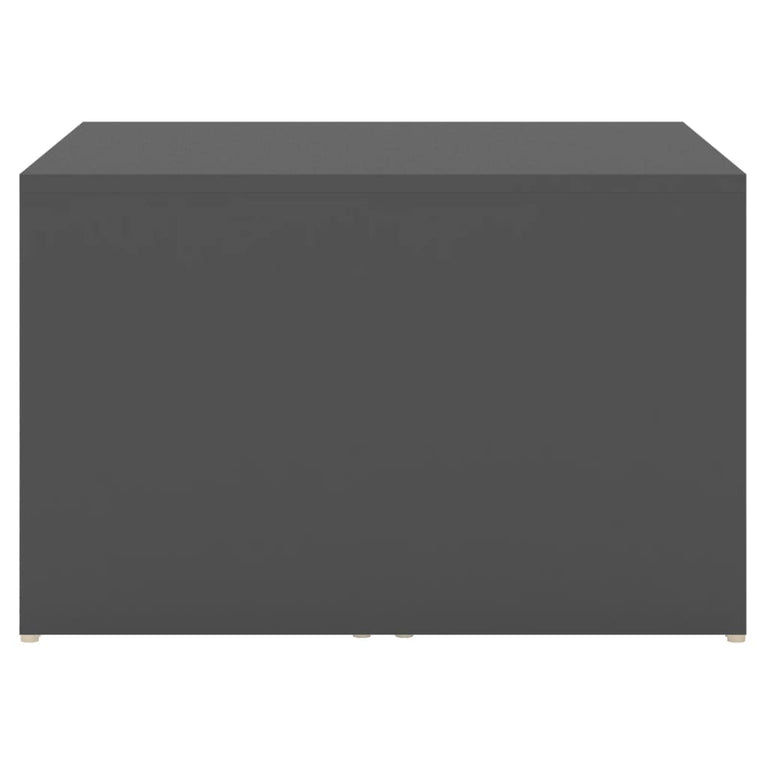 3-delige Salontafelset 60x60x38 cm bewerkt hout grijs