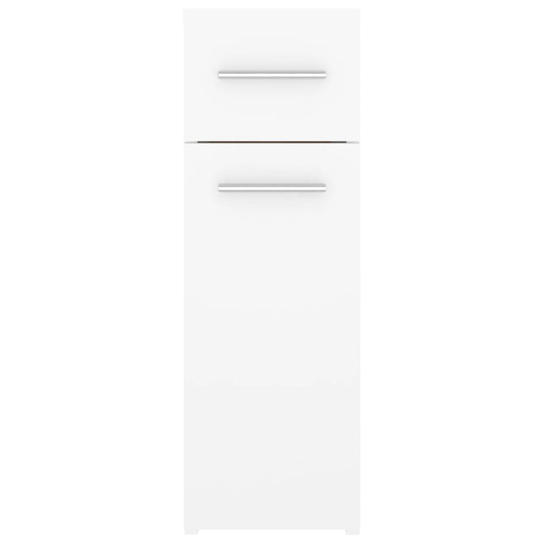 Apothekerskast 20x45,5x60 cm bewerkt hout wit