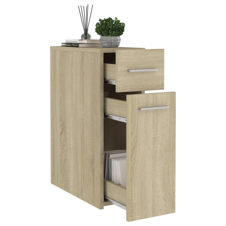 Apothekerskast 20x45,5x60 cm spaanplaat sonoma eikenkleurig