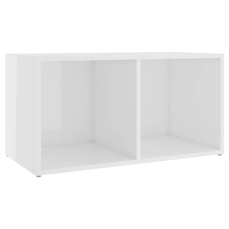 Tv-meubelen 4 st 72x35x36,5 cm spaanplaat hoogglans wit
