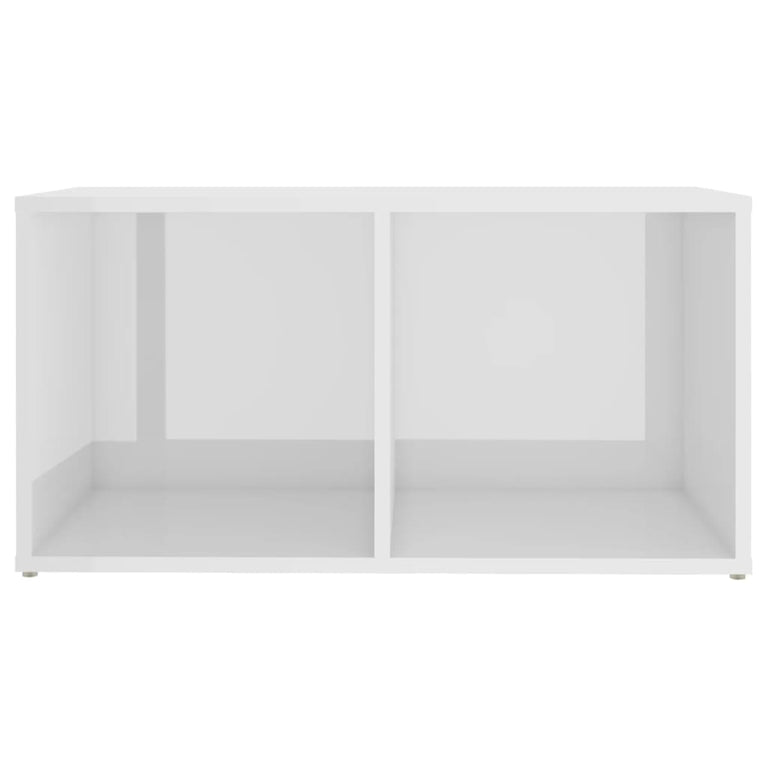 Tv-meubelen 4 st 72x35x36,5 cm spaanplaat hoogglans wit