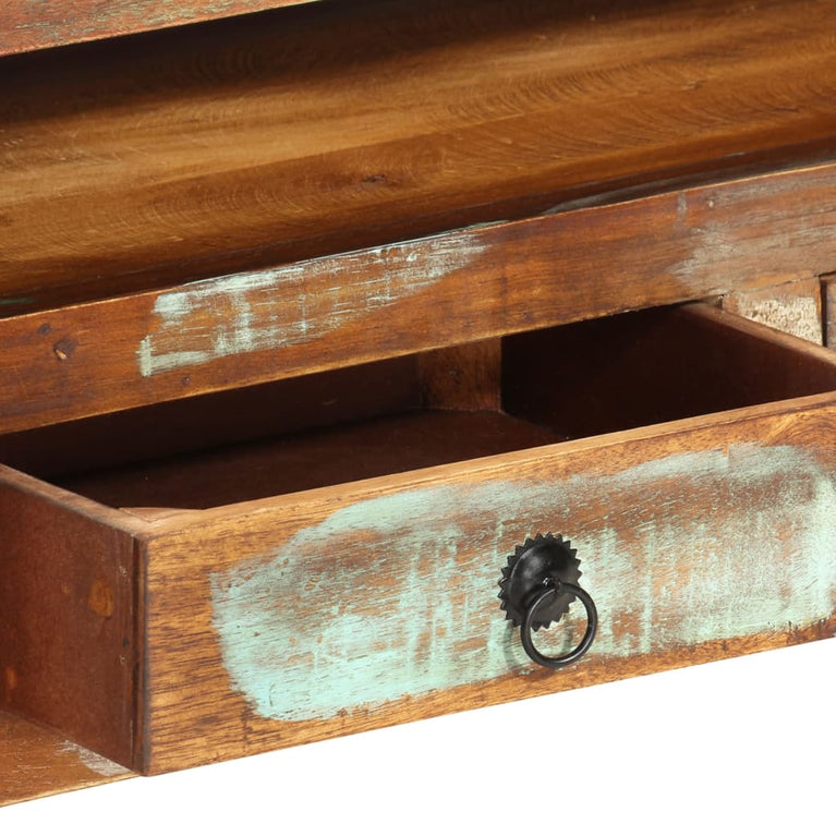 Tv-meubel 110x30x40 cm massief gerecycled hout meerkleurig