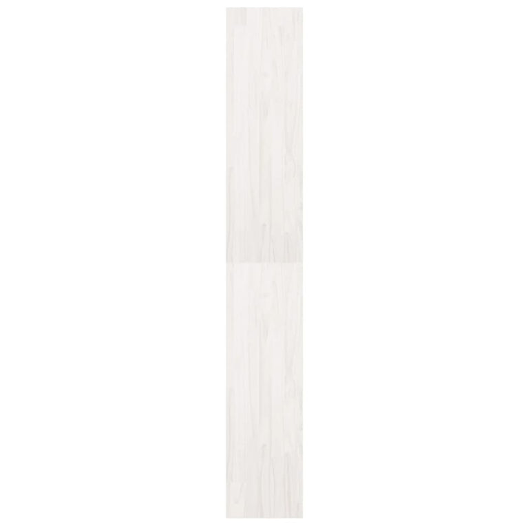 Boekenkast/kamerscherm 40x30x199 cm massief grenenhout wit