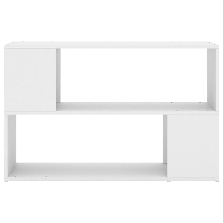 Boekenkast 100x24x63 cm bewerkt hout wit