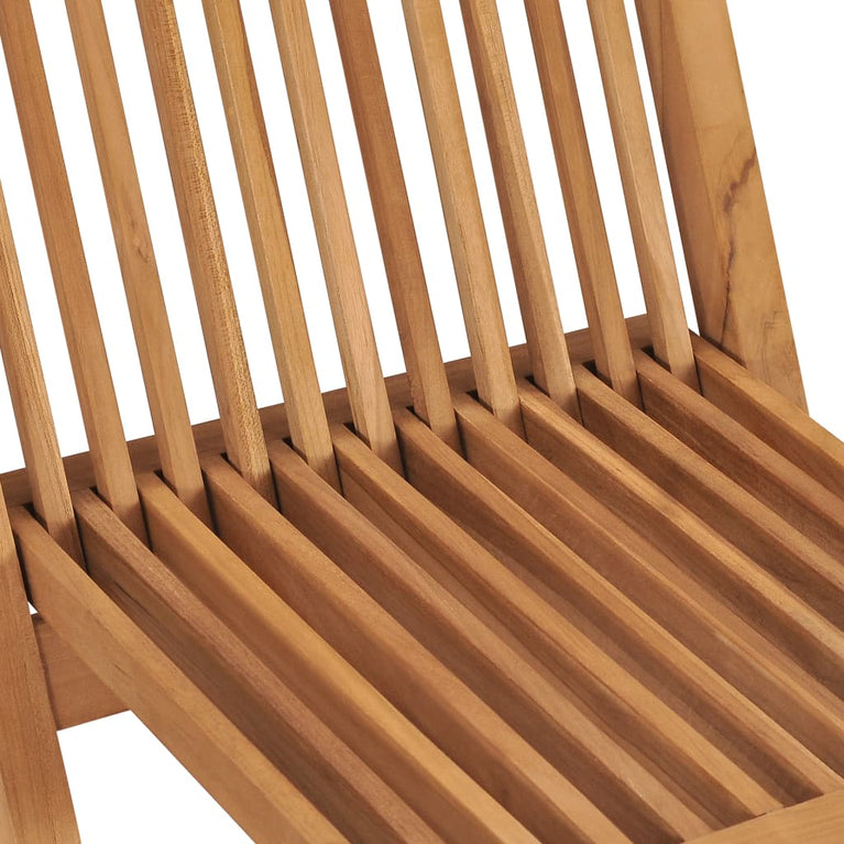 3-delige Tuinset massief teakhout