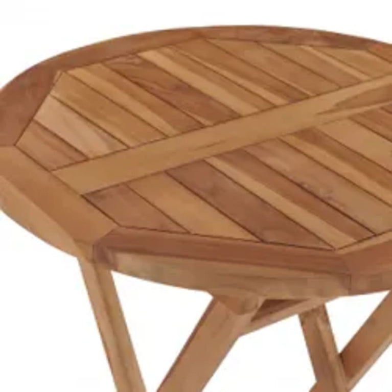 3-delige Tuinset massief teakhout