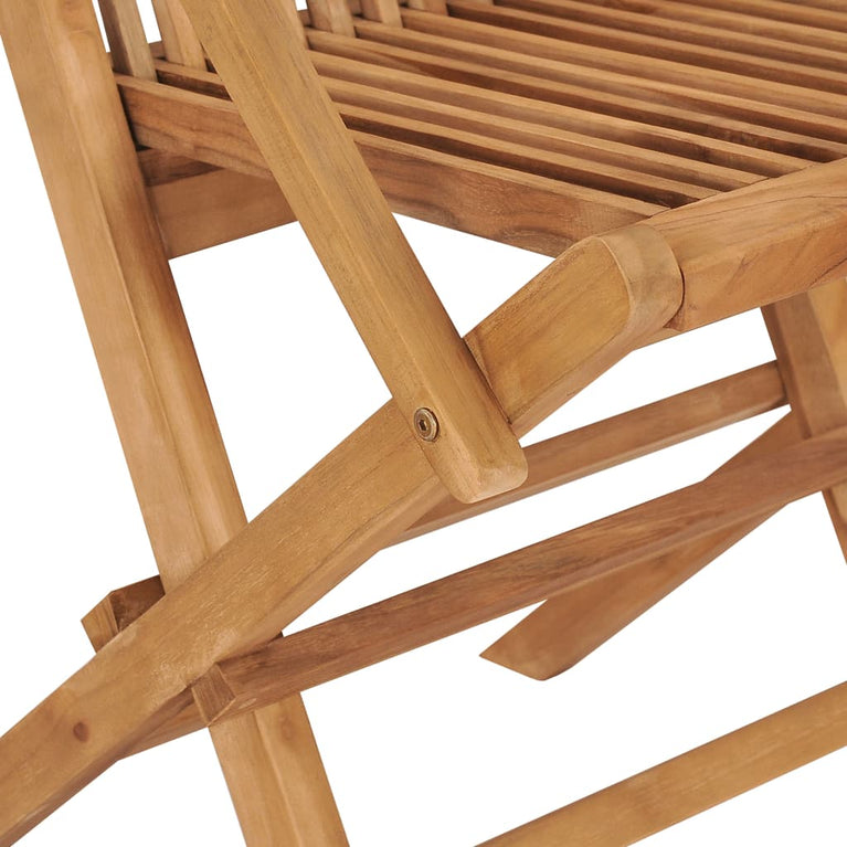 3-delige Tuinset massief teakhout