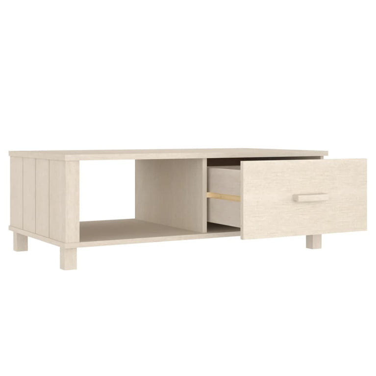 Salontafel HAMAR 100x55x35 cm massief grenenhout honingbruin
