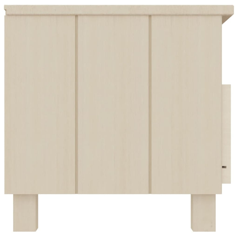 Tv-meubel HAMAR 106x40x40 cm massief grenenhout honingbruin