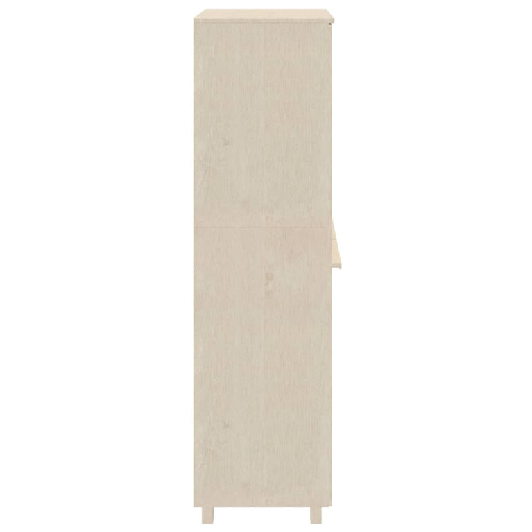 Kledingkast HAMAR 89x50x180 cm massief grenenhout honingbruin