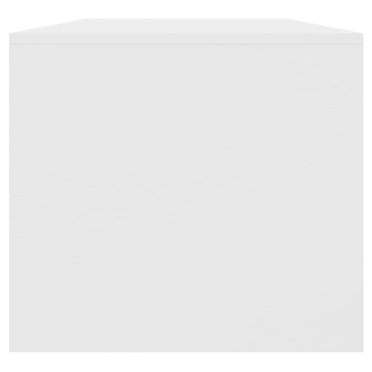 Salontafel 102x50x45 cm bewerkt hout wit