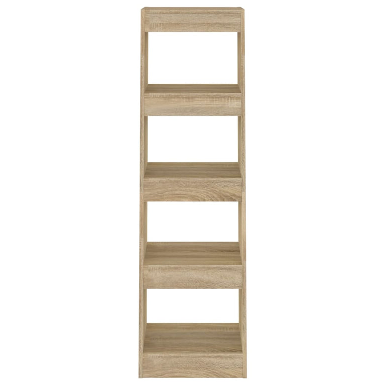 Boekenkast/kamerscherm 40x30x135 cm sonoma eikenkleurig