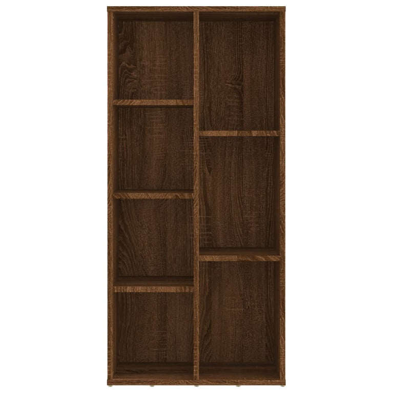 Boekenkast 50x25x106 cm bruineikenkleurig