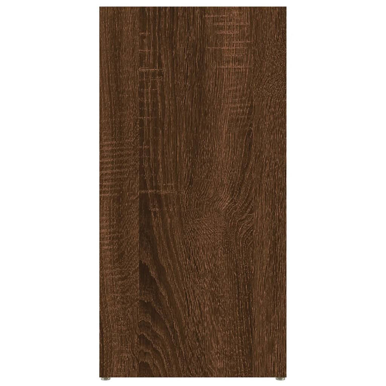 Boekenkast 50x25x106 cm bruineikenkleurig