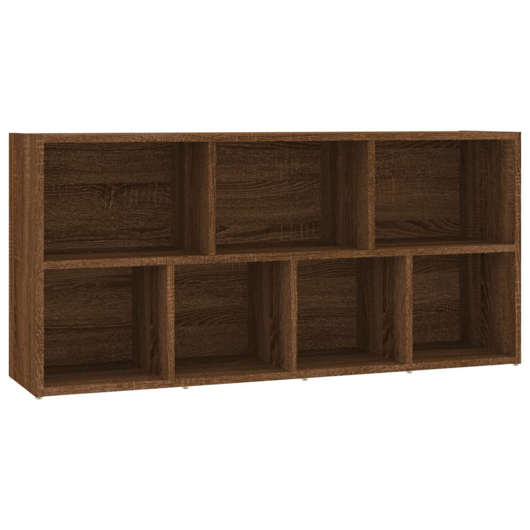 Boekenkast 50x25x106 cm bruineikenkleurig