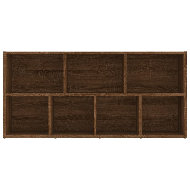 Boekenkast 50x25x106 cm bruineikenkleurig