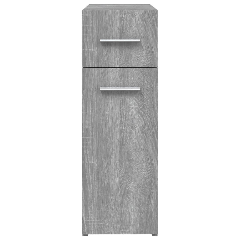 Apothekerskast 20x45,5x60 cm bewerkt hout grijs sonoma eiken