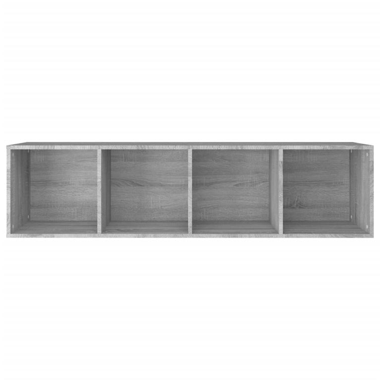 Boekenkast / tv-meubel 36x30x143 cm grijs sonoma eikenkleurig