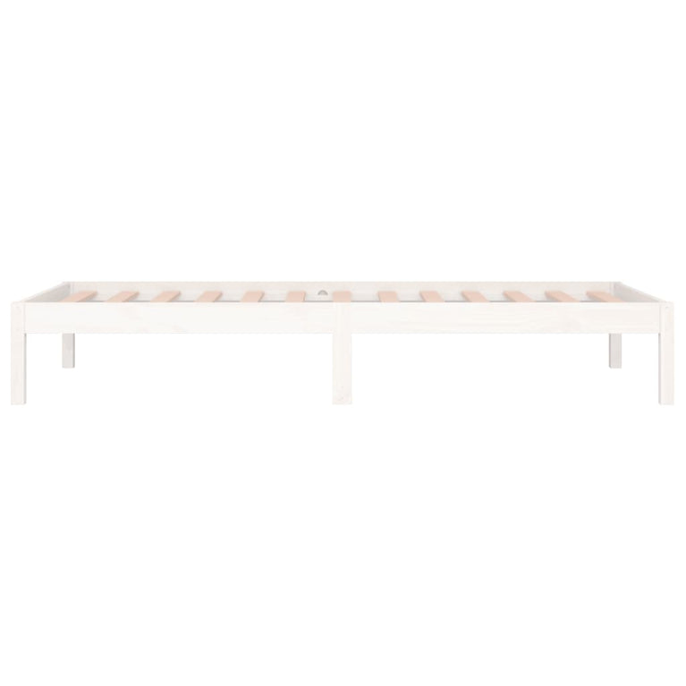 Slaapbank 80x200 cm massief grenenhout wit