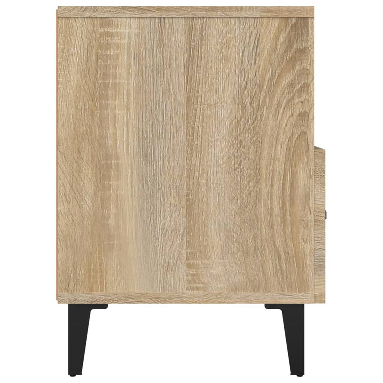 Tv-meubel 80x36x50 cm bewerkt hout sonoma eiken
