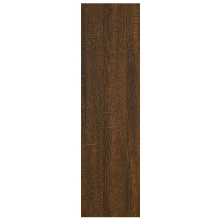 3-delige Tv-meubelset bewerkt hout bruin eikenkleur