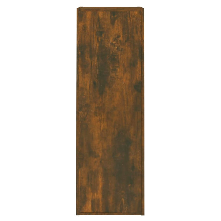 4-delige Tv-meubelset bewerkt hout gerookt eikenkleurig