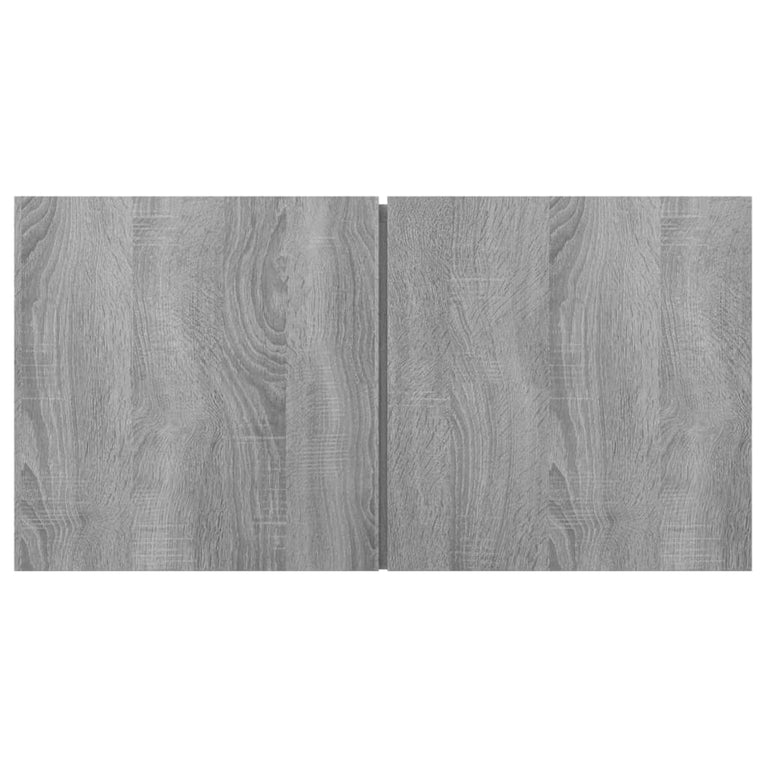 5-delige Tv-meubelset bewerkt hout grijs sonoma eikenkleurig