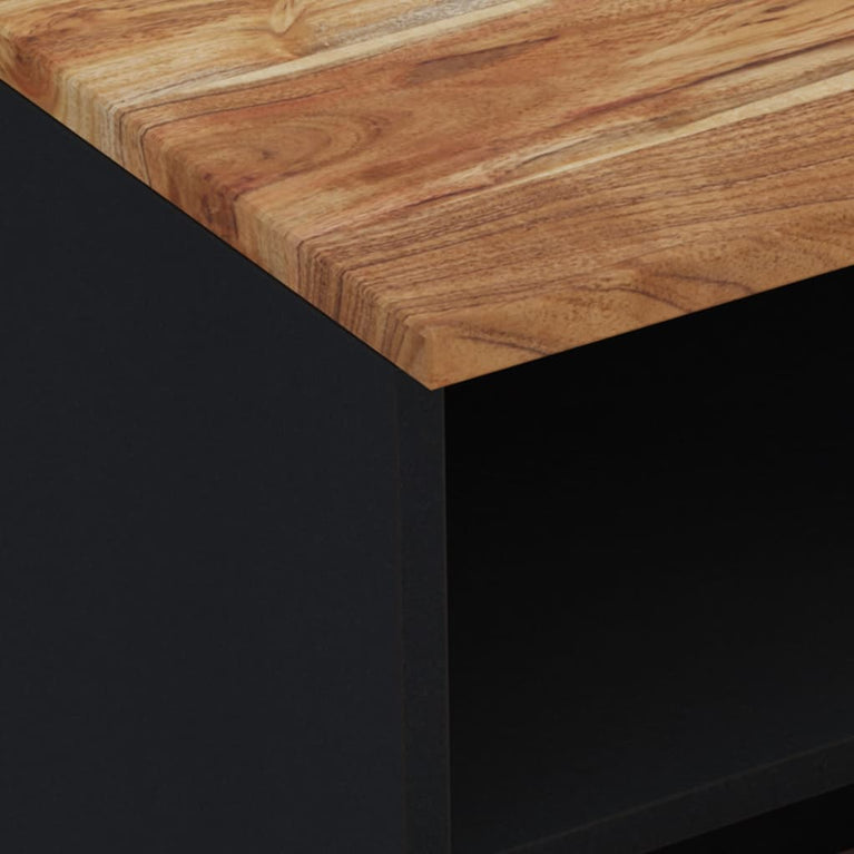 Tv-meubel 70x33x46 cm massief acaciahout
