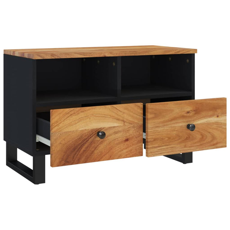 Tv-meubel 70x33x46 cm massief acaciahout