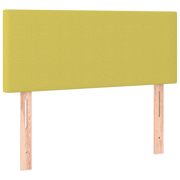 Hoofdbord 100x5x78/88 cm stof groen